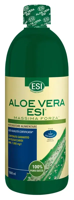 Esi Aloe Vera Massima Forza Integratore Alimentare Purificatore 1000 ml