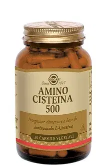 Solgar Multinutrient Amino Cisteina 500 Integratore 30 Capsule Vegetali