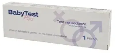Baby Test Plus Test di Gravidanza per Autodiagnosi Semplice e Immediato 1 Pezzo