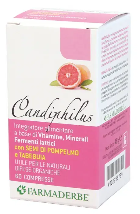Farmaderbe Candiphilus Integratore 60 Compresse 66 g