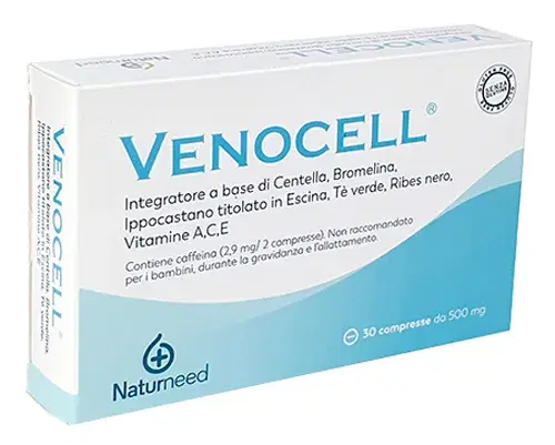 Venocell Integratore per la Circolazione 500 mg 30 Compresse