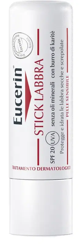 Eucerin Stick Labbra SPF 15 Balsamo Delicato per Labbra Screpolate