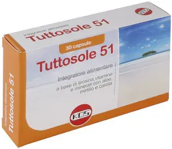 Tuttosole 51 Integratore per Abbronzatura Uniforme 30 Compresse