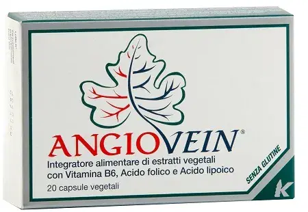 Angiovein Integratore per Coadiuvare l'Azione del Microcircolo 20 capsule