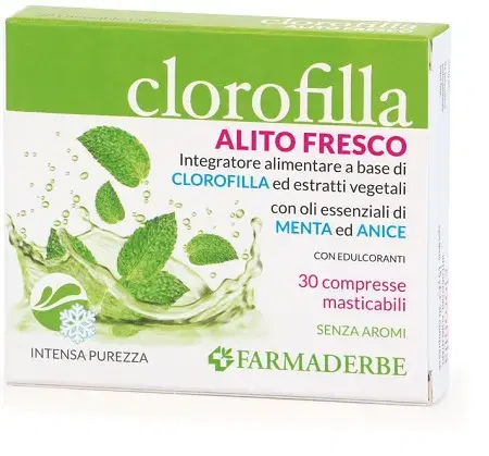 Farmaderbe Clorofilla Integratore 30 Compresse