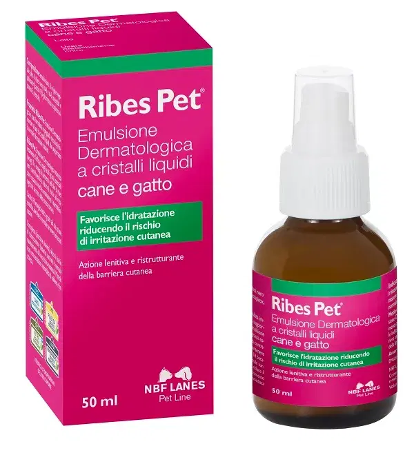 Nbf Lanes Ribes Pet Emulsione Dermatologica Contro Prurito e Allergie Cani E Gat