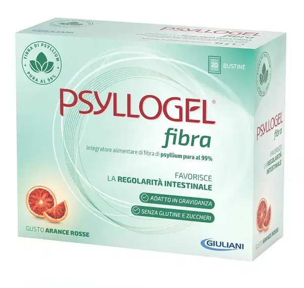 Psyllogel Fibra Arance Rosse 20 Buste