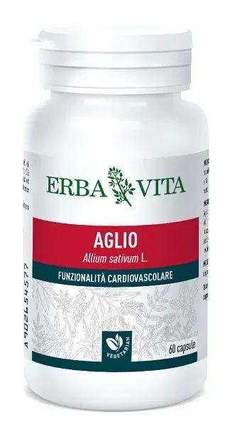 Erba Vita Aglio Integratore per Cuore e Pressione Arteriosa 60 Capsule