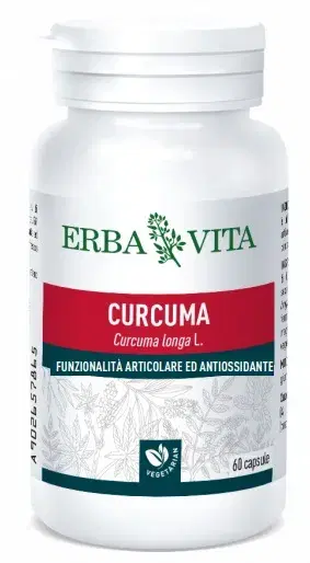 Curcuma Integratore Naturale con 60 Capsule da 450 mg