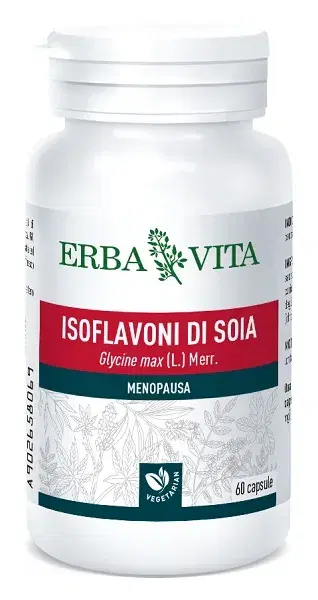 Erba Vita Isoflavoni di Soia Integratore per la Menopausa 60 Capsule