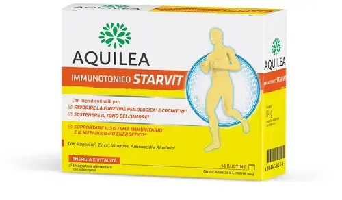Aquilea Immunotonico Starvit Integratore Con Magnesio E Potassio 14 Bustine
