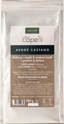 Solimè Capelli Henné Castano 100g