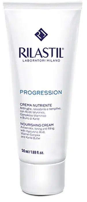 Rilastil Progression Crema Viso Nutriente Anti-Rughe Rassodante 50 ml