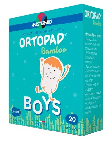 Pietrasanta Pharma Cerotto Oculare Per Ortottica Ortopad Boys 5x6,7 Cm 20 Pezzi