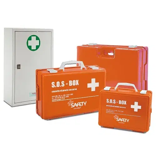 Safety Cassetta Pronto Soccorso Vuota In Plastica Tipo C 25x18 cm