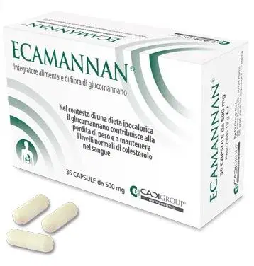Ca.di.group Ecamannan 36 Capsule 500 Mg