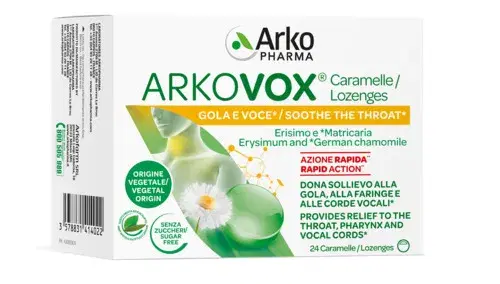 Arkofarm Arkovox Menta/eucalipto 24 Caramelle per la Tosse