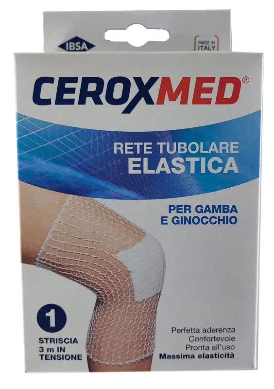 Ceroxmed Rete Tubolare Elastica Gamba Ginocchia