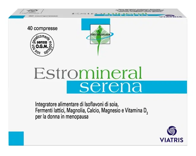 Estromineral Serena Integratore per i Disturbi della Menopausa 40 Compresse