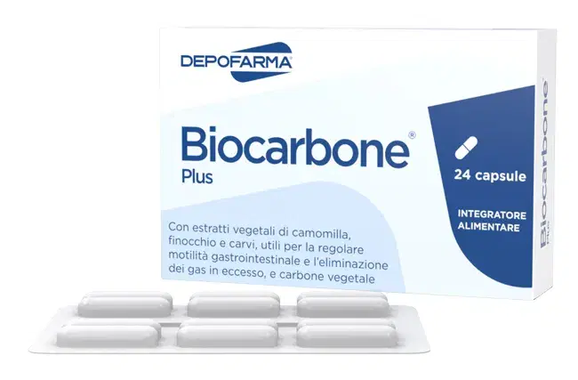 Biocarbone Plus Integratore Per La Funzionalità Intestinale 24Capsule