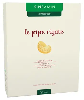 Sineamin Pipe Rigate Pasta Aproteica Senza Glutine 500 g