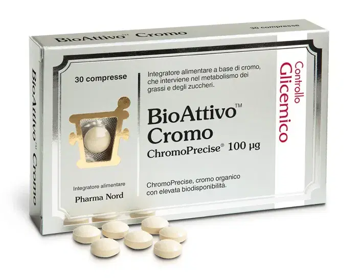 Bio Attivo Cromo Integratore 30 Compresse