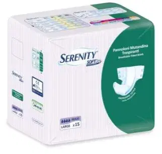 Serenity Soft Dry Maxi Pannolone Mutandina Taglia L 15 Pezzi