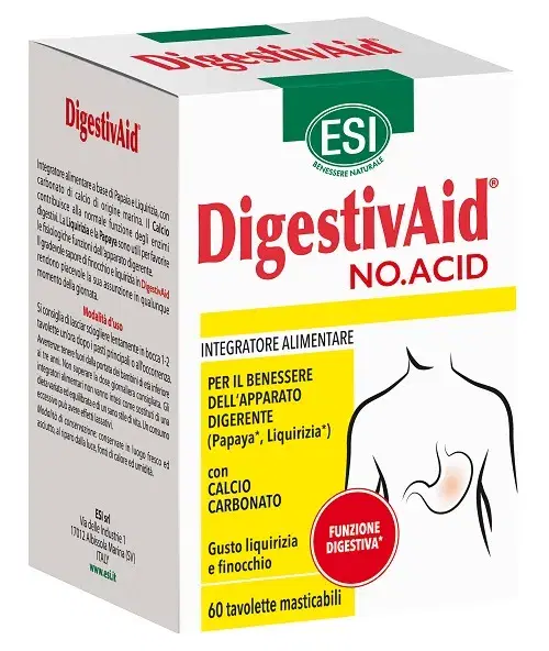 Esi Digestivaid No Acid  60 Tavolette
