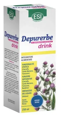 Esi Depurerbe Drink Integratore Depurativo Vegetale Benessere del Fegato 250 ml
