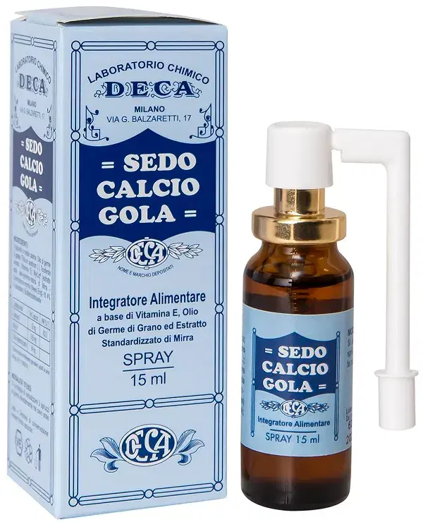 Deca Laboratorio Chimico Sedo Calcio Gola Spray 15 Ml
