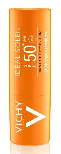 Vichy Ideal Soleil SPF50+ Stick Solare Protettivo per Zone Sensibili 9 g