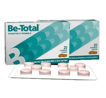 Be-Total Integratore Alimentare di Vitamine B 20 Compresse Rivestite
