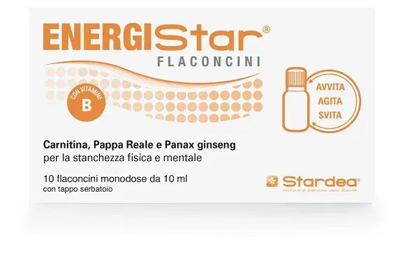 Energistar Integratore Polivitaminico Gruppo B 10 Flaconcini