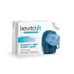 LievitoVit Programma Capelli Benessere di Capelli Pelle e Unghie 30+30 Compresse
