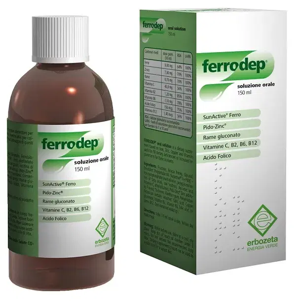 Erbozeta Ferrodep Light Sciroppo Integratore 150 ml