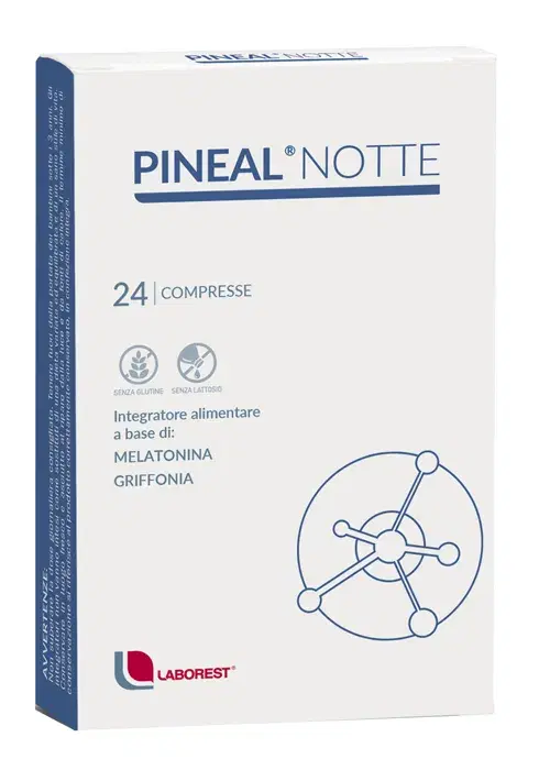 Pineal Notte Integratore Con Melatonina Per il Sonno E il Relax 24 Compresse