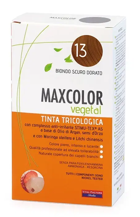 Max Color Vegetal Tinta Per Capelli 13 Colore Vegetale 140 ml