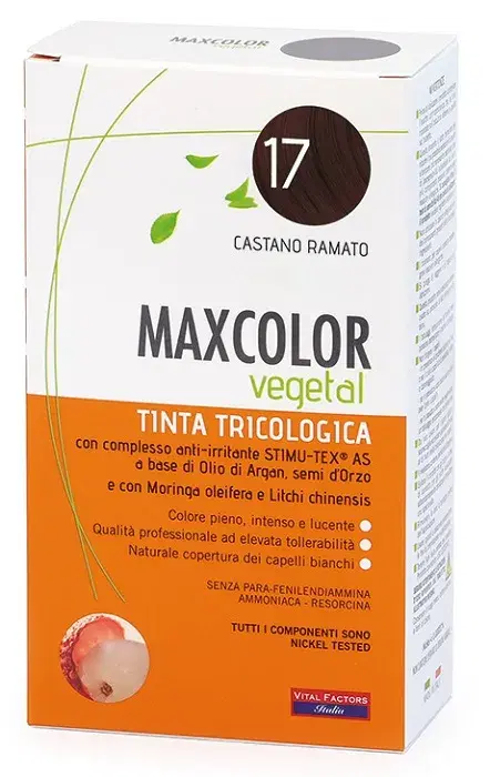 Maxcolor Vegetal Tinta 17 Castano Ramato 140ml