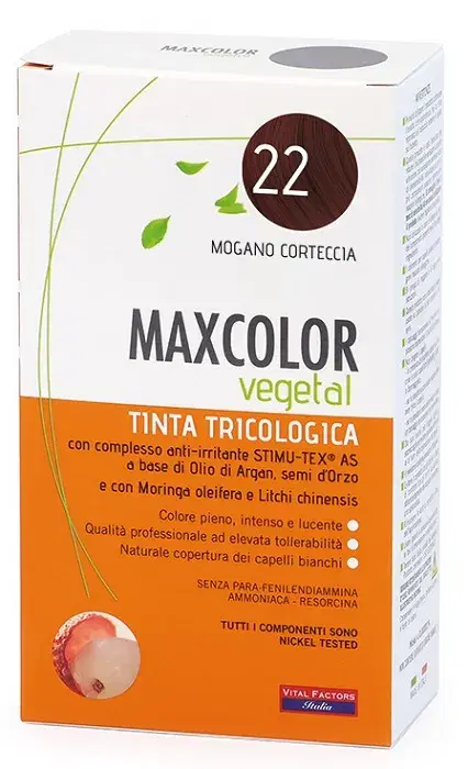 Max Color Vegetal Tinta per Capelli Tonalità 22 140 ml
