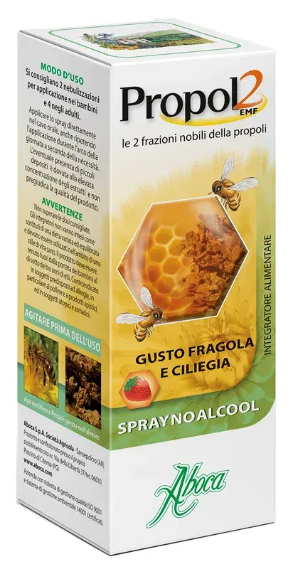 Aboca Propol2 EMF Spray Senza Alcool per il Mal di Gola 30 ml