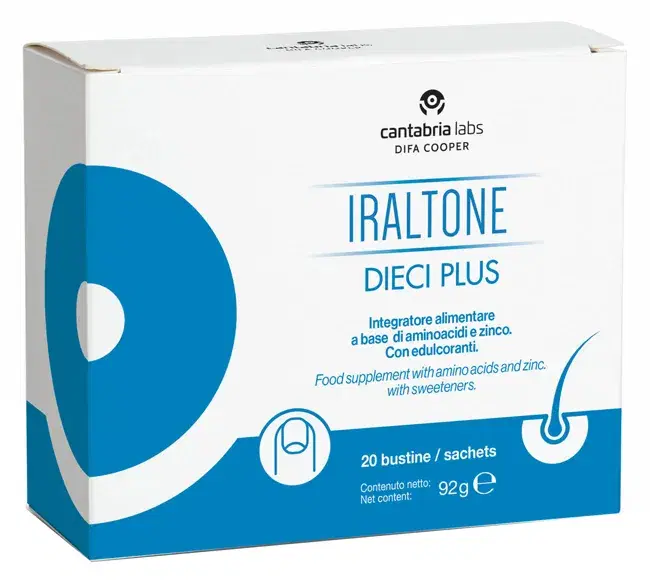 Irlatone Dieci Plus Integratore a Base di Amminoacidi Essenziali 20 Bustine