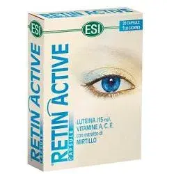 Esi Retin Active Integratore Alimentare per gli Occhi e la Vista 20 Naturcaps