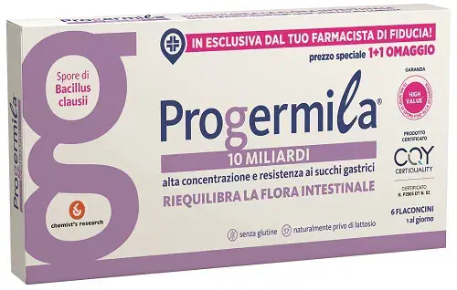Chemist Research Linea Regolarità Intestinale Progermila Fermenti 6 Flaconcini