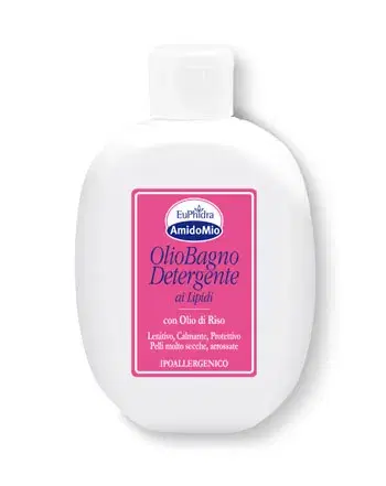 Euphidra AmidoMio Olio Bagno Calmante e Antirossore Pelli Secche 200 ml