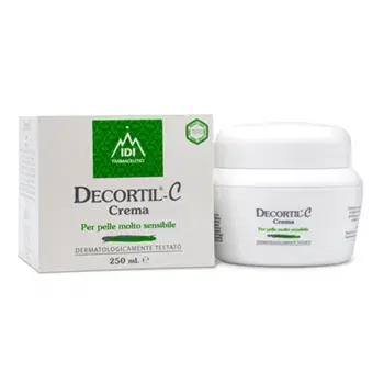 Decortil C Crema Viso per pelli Molto Sensibili Trattamento Idratante 250 ml