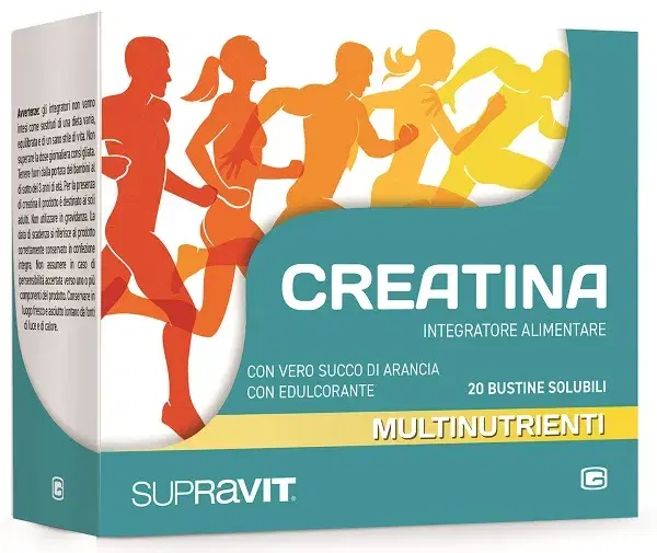 Supravit Creatina Integratore Energetico 20 Bustine
