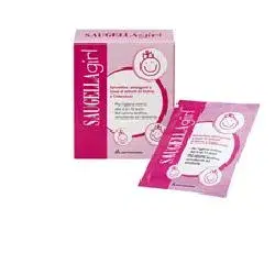 Saugella Linea Girl Ragazze Detergente Intimo Delicato 10 Salviette Morbide