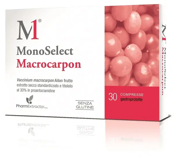Monoselect Macrocarpon Integratore Vie Urinarie 30 Compresse