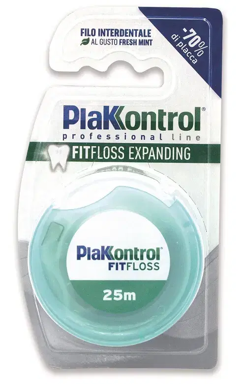 Plakkontrol Fit Floss Filo Interdentale 25 m