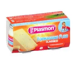 Plasmon Omogeneizzato Formaggino Fuso Classico 2 Vasetti da 80 g